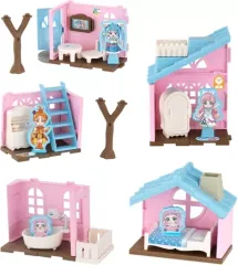 シルバニア ひろがる大きなお部屋4 ピンク色の家具とかわいいお部屋 全4種 b07d8mq2kl.jpg