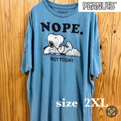 【古着】スヌーピー(PEANUTS)半袖Tシャツ 水色 ヴィンテージ US古着