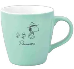 クラ【送料無料】【スヌーピー】【SNOOPY】マグカップ【グリーン】【緑】【ピーナッツ】【ウッドストック】【すぬーぴー】【アニメ】【キャラクター】【コップ】【食事】【食器】【キッチン】【雑貨】【グッズ】【かわいい】【TE】