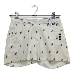 中古 レディース アディダスゴルフ adidas GOLF ショートパンツ S 白 ホワイト 春夏  総柄