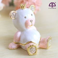 MN002-1 ミニプリンスベア【ピィアース正規品】くま ジュエリーボックス ピィアース 東京銀座PICALS 東京銀座ピカルス 可愛い ブランド おしゃれ プレゼント オブジェ 置物 動物 誕生日プレゼント プロポーズ mer12