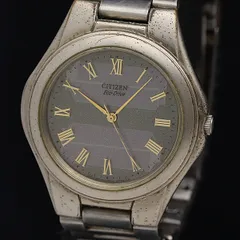  稼働 シチズン エコドライブ 5080-K11189  ソーラー グレー文字盤 メンズ腕時計 2000000 NSK SMZ