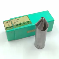 フクダ精工 テーパーエンドミル 4TE  30°×8×25  4枚刃