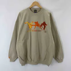 SCIFEN サイフェン メンズ スウェット 裏起毛 HIPHOP ベージュ クルー 