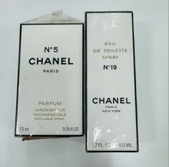 A【ヴィンテージ】CHANEL シャネル 香水 No.5 7.5ml No.19 50ml