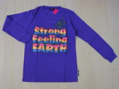 アースマジック EARTH MAGIC 子供服 女の子 女児 長袖Ｔシャツ ティーシャツ トップス カットソー プルオーバー 青 150cm ★5 新品 未使用 キッズ ジュニア 【中古】 ユーズド ガールズ アウトレット リサイクル 古着 子ども服 こども服