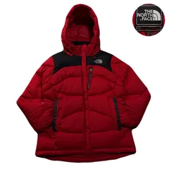 THENORTHFACE ノースフェイス  DownJacket ダウンジャケット Hoodie パーカー Hyvent ハイベント Embroidery 両面刺繍ロゴ 800フィル Nylon ナイロン Goose グース Red レッド 赤 L