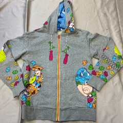 トイストーリー　フルジップパーカー　フーディー　東京ディズニーリゾート　Mサイズ　グレー