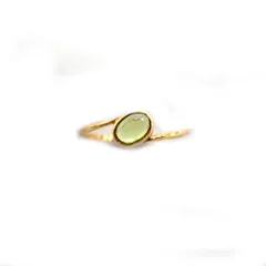K18 ペリドット 0.33ct #13.5 オリジナル リング 指輪 ジュエリー
