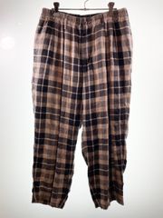 クーティー プロダクションズ COOTIE PRODUCTIONS Linen Check 2 Tuck Easy Pants リネン チェック 2 タック イージー パンツ C-55のサムネイル