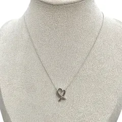 Tiffany&Co. ティファニー　パロマピカソ　ラビングハート　SV925　1P ダイヤモンド　ネックレス　シルバーアクセサリー
