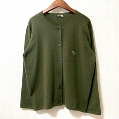 Salvatore Ferragamo ウールシルク 切替カーディガン - メルカリ