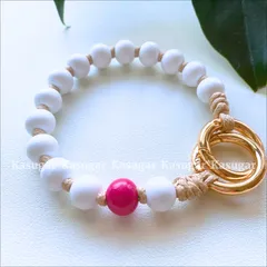 ROSELIT☆スマホ ハンド ストラップ ウッドビーズ 木 製 ウォレット チェーン キー ホルダー バッグ チャーム リスト ブレスレット ベビー ブランケットク シューズ クリップ 犬 猫 携帯 手首 ブレスレット ギフト ハンドメイド KASUGAR