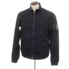 【中古】アルマーニ ジーンズ ARMANI JEANS ポリエステル スイングトップ ダークネイビー【サイズ54】【メンズ】のサムネイル
