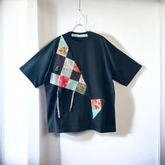 Tシャツ レディース メンズ ユニセックス オーバーサイズ リメイク remake 再構築 黒 ブラック マシルカ07 久喜倉庫店