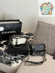 CHANEL ワンダラー バッグ スモールサイズ - ブラック＆ホワイト 20cm [本日特価|新品未使用品]-WT0輸入-AR24