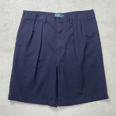 90年代 Polo by Ralph Lauren ポロバイラルフローレン 2タック ワイドチノショーツ ハーフパンツ メンズW39相当 