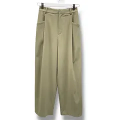 BEAUTY&YOUTH ビューティーアンドユース ポリエステルブレンド ツイルバックゴムパンツ ワイド ストレート 無地 1614-126-6558 ベージュ Sサイズ レディース 通年 ゴーゴー古着マルイ北千住店 18 No.837