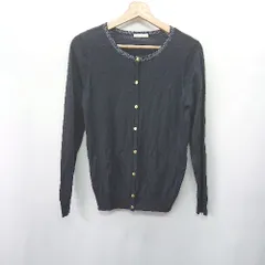 ◇ ⊇ Techichi テチチ ラメ入り 長袖 カーディガン サイズM ネイビー レディース E  【1409240054528】