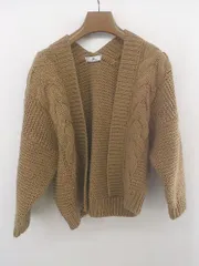◇ URBAN RESEARCH Sonny Label サニーレーベル 長袖 ニット カーディガン サイズF ベージュ系 レディース E  【1305010000378】
