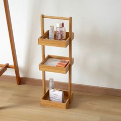 おしゃれ♪ZARA HOME定価¥18,990！アカシアストレージラック4段 ②