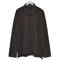 ANCELLM》SILK SUEDE DRESS LS SHIRT ANCELLM》SILK SUEDE DRESS LS SHIRT