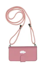 iPhone13 mini  ケース 手帳型 アイフォン13 ミニ スマホケース 携帯ケース かわいい おしゃれ 可愛い 人気 クリアケース 雲 ニコニコ くも 天気 cloud パステル ストラップ付 カラー01