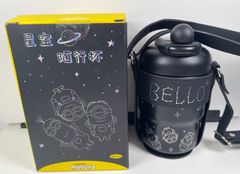 ミニオン　光る水筒　保温機能付き