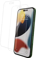 JACRON 2枚セットiphone14 Pro Max 用 ガラスフィルム 6.7インチ対応 ケースに干渉しない 硬度9H 耐衝撃(「2枚セット」iphone14 Pro Ma,  「2枚セット」 iphone14promax)