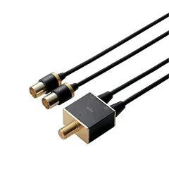 エレコム アンテナ分波器 4K8K対応 ブラック DH-ATS48K05BK （1点）のサムネイル