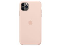 【中古】【箱破損】【未開封・未使用】Apple iPhone 11 ProMax シリコーンケース MWYY2FE/A [ピンクサンド]   (30日間保証）