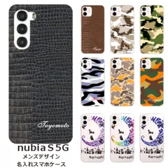 nubia S 5G    名入れ スマホケース 携帯ケース Android   耐衝撃  ワイヤレス充電 スマホ決済可能 スマホカバー クリアケース メンズデザイン1