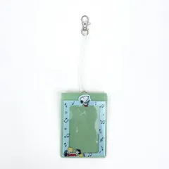 スヌーピー フォトパスケース グリーン 定期入れ 推し活 SNOOPY