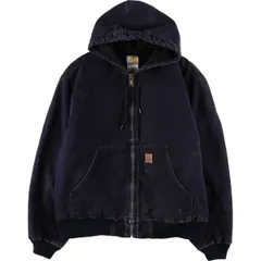 古着 00年代 カーハート Carhartt アクティブジャケット 中綿入り ダックフルジップパーカー メンズL相当/eaa587246