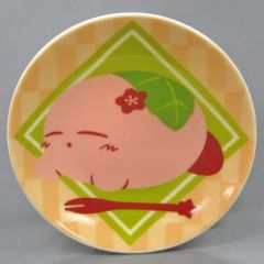 [중고]접시·찻잔(캐릭터) 커비(벚꽃떡) 하라페코 일본 요리 [이치반 복권 별의 커비 푹신푹신 컬렉션~포요포요 날씨~] D상