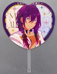 【中古】うちわ・扇子 礼瀬マヨイ ホログラム応援うちわ -the midnight sun- 「あんさんぶるスターズ!! CAST LIVE Starry Symphony -the midnight sun-」