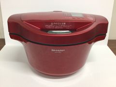 SHARP HEALSIO ヘルシオホットクック KN-HW24C 赤 - メルカリ