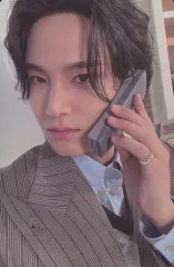 【中古】コレクションカード(男性) SEVENTEEN/MINGYU(ミンギュ)/裏面ピンク/CD「FML」Version B(FADED MONO LIFE ver.)封入特典フォトカード