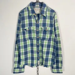 Abercrombie&Fitch タータンチェックシャツ メンズS 00s Y2K