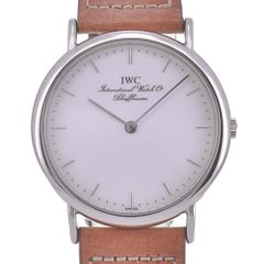 IWC SCHAFFHAUSEN IW3341 ポートフィノ クォーツ メンズ 美品 保証書付き R#141371