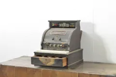 ★事前問合せ必須★ 国松商會 レジスター 和製アンティーク レトロ 木製 キャッシャー ディスプレイ 店舗什器 リペア+発送まで3週間前後 R-080249