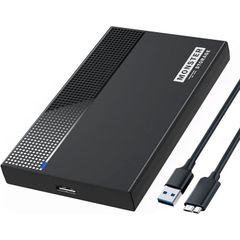 MonsterStorage 2.5インチ HDD SSD 外付けケース SATA 3.0 5Gbps高速転送速度 UASP対応 SATA HDD ポータブル ドライブ ケース MSSATC25U31-01BK