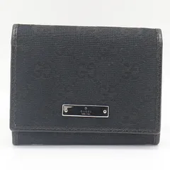 良品 グッチ GGロゴ ブラック コインケース/カードケース 2000000 NSK MTM