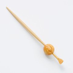 おつとめ品【新品未使用】美しい薔薇(ばら)が彫刻された「つげ」のかんざし【柘植・つげ・簪・民芸品・工芸品・手作り・信州・妻籠】のサムネイル