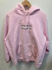 ◆Supreme×BURBERRY シュプリーム バーバリー ボックスロゴパーカー Lサイズ ピンク 中古◆13858★