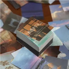 【在庫処分】400枚セット コラージュ 素材 コラージュペーパー コラージュノート 大量 素材紙 手帳用コラージュノート デザインペーパー 日記/カレンダー/アルバムなど適用 (ハッピーアワー)