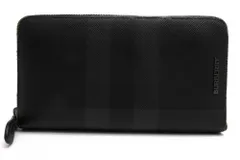 BURBERRY ブラック レザー 長財布 バーバリー BURBERRY 長財布 キャベンディッシュ ブラック