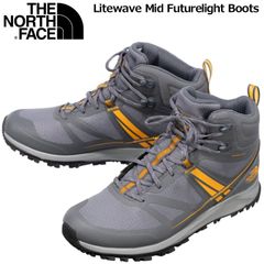 THE NORTH FACE ザ ノースフェイス メンズ トレイルシューズ Men's Litewave Mid Futurelight Boots グレー 27cm 防水 トレッキングシューズ 新品【サードウェイブ ゴルフ＆スポーツ メルカリShops店】