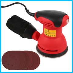 Weytoll 電動サンダー 320Wランダムサンダー 125MM 12600RPM ランダムオービットサンダ ポリッシャー 12×サンドペーパー付き(80&180#) DIY日曜大工 木工作業 研磨 電動ポリッシャー