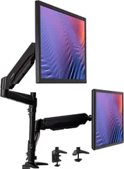 4839【デュアルモニターセット】DELL P2422H 2台 アームセット